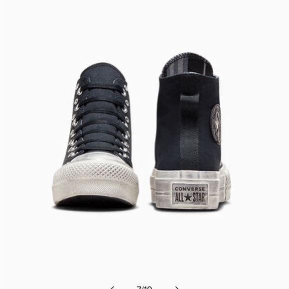converse platform high tops size 6 - Picture 4 of 4